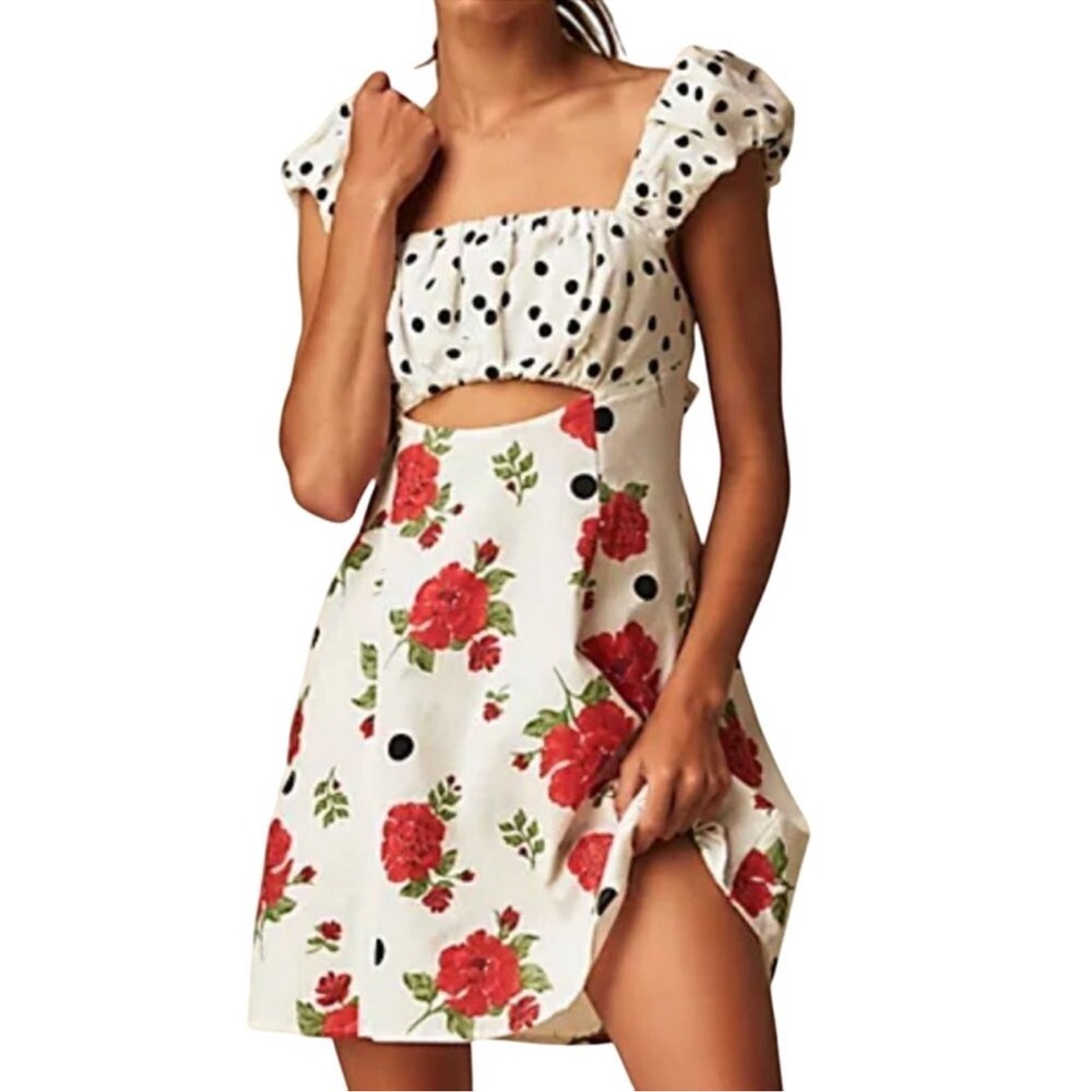 NWOT Free People Bom Bom Island Mini Dress - Size Medium